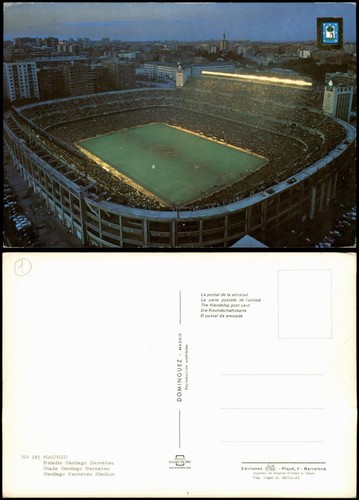 Postales madrid stade - madrid,