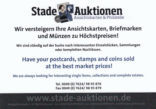 267 werbung stade - 267, ak