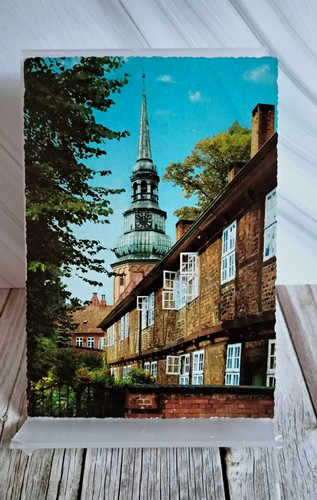 Postkarte stade cosmaekirche - stade,