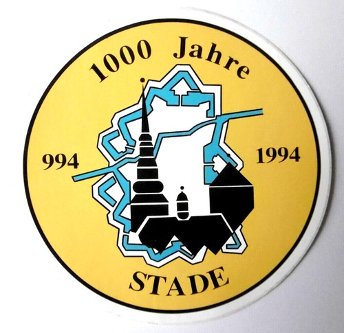 Souvenir aufkleber stade - stade, 1000