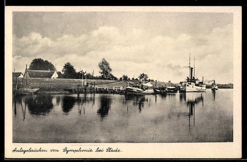 Ansichtskarte stade gasthaus - ansichtskarte,