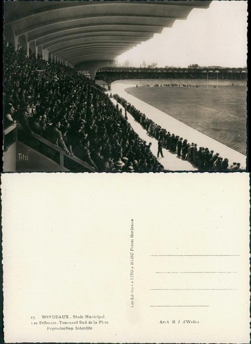 Cpa bordeaux stadion stade - bordeaux,