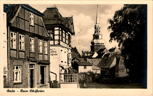 Gruss aus stade gasthof - ak,