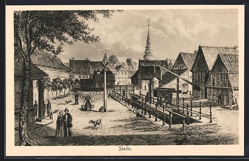 Künstler stade - künstler-ak,