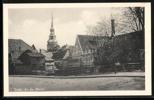 Ansichtskarte stade strasse - ansichtskarte,