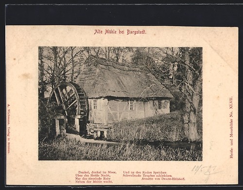Bargstedt stade alte mühle - alte,