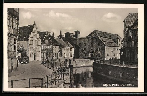 Ansichtskarte stade partie - ansichtskarte, stade,