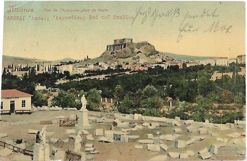 Athenes vue l acropole - vue,