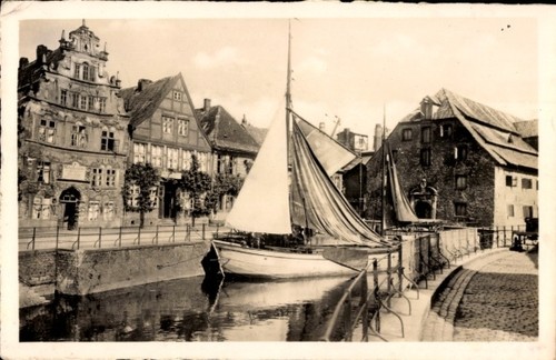 Stade alter hafen - ak,