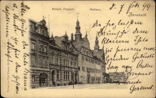Arnstadt thüringen 1899 - arnstadt,