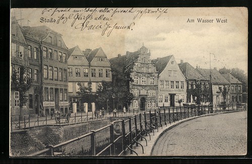 Ansichtskarte stade wasser - am,