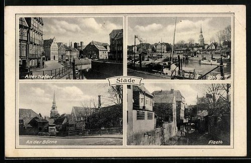 Stade alter hafen an - alter, hafen,